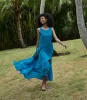 DONYALE DRESS -- BLUE GROTTO sold by Doen