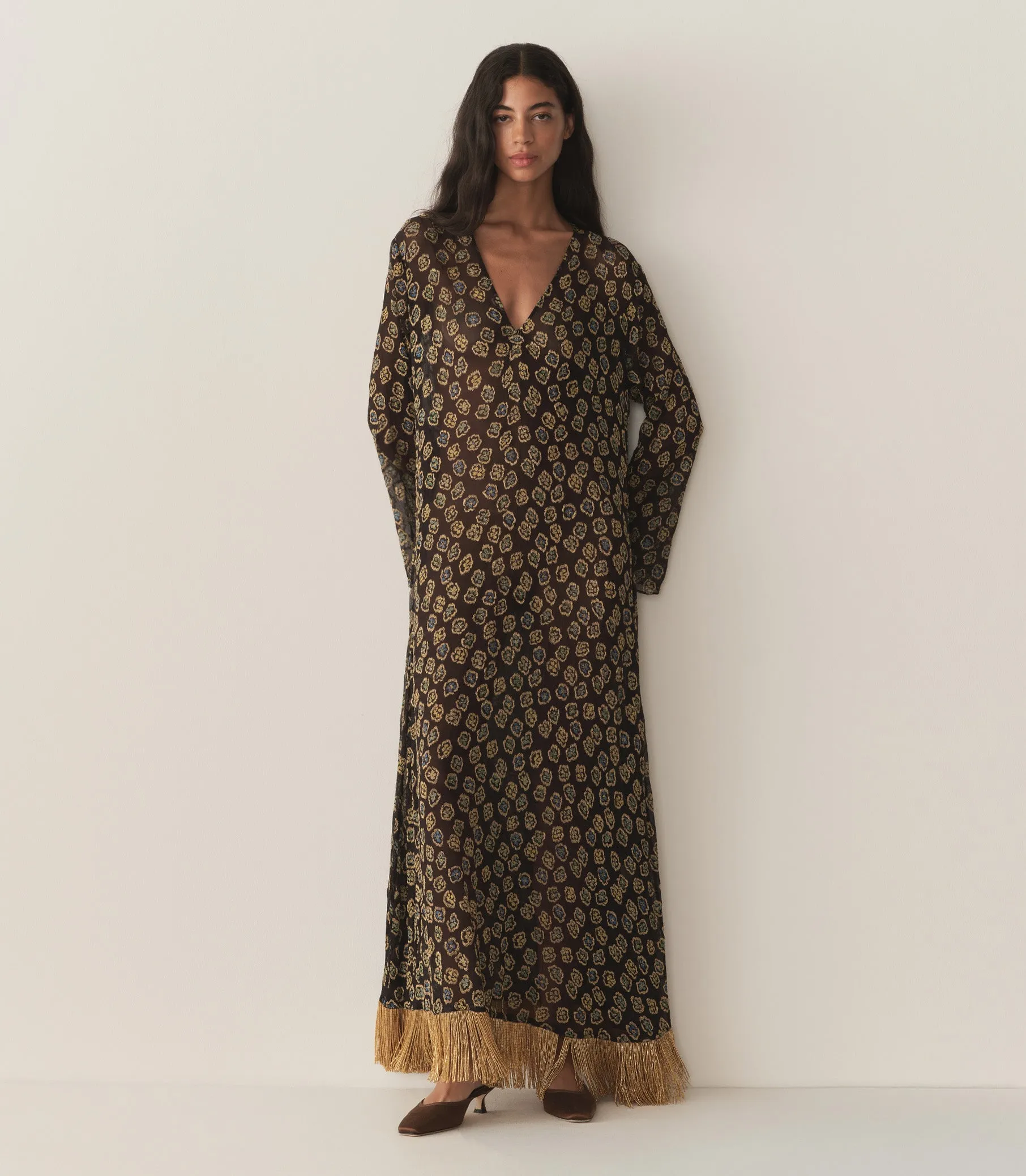 MONIQUE DRESS -- JONI FLORAL sold by Doen product image thumbnail 4