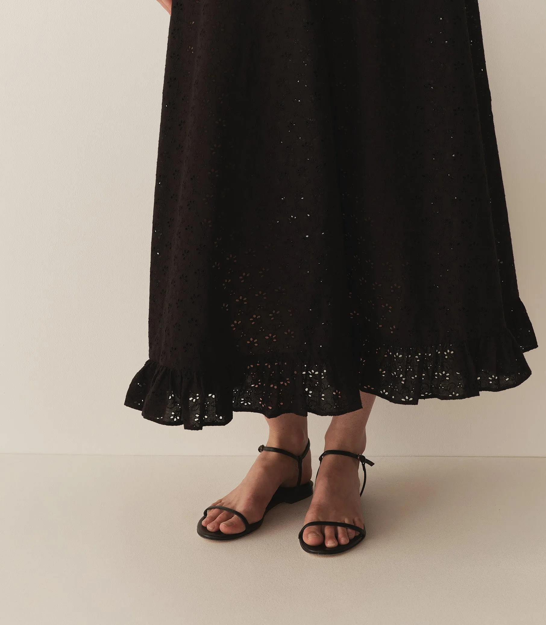 SARTENE SANDAL -- BLACK NAPPA sold by Doen product image thumbnail 4