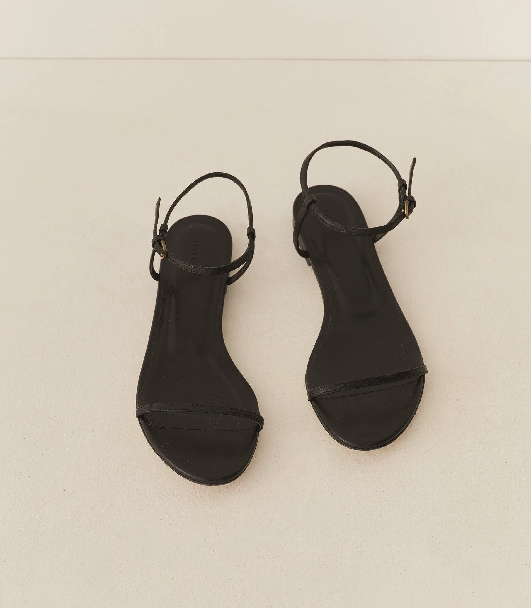 SARTENE SANDAL -- BLACK NAPPA sold by Doen product image thumbnail 2