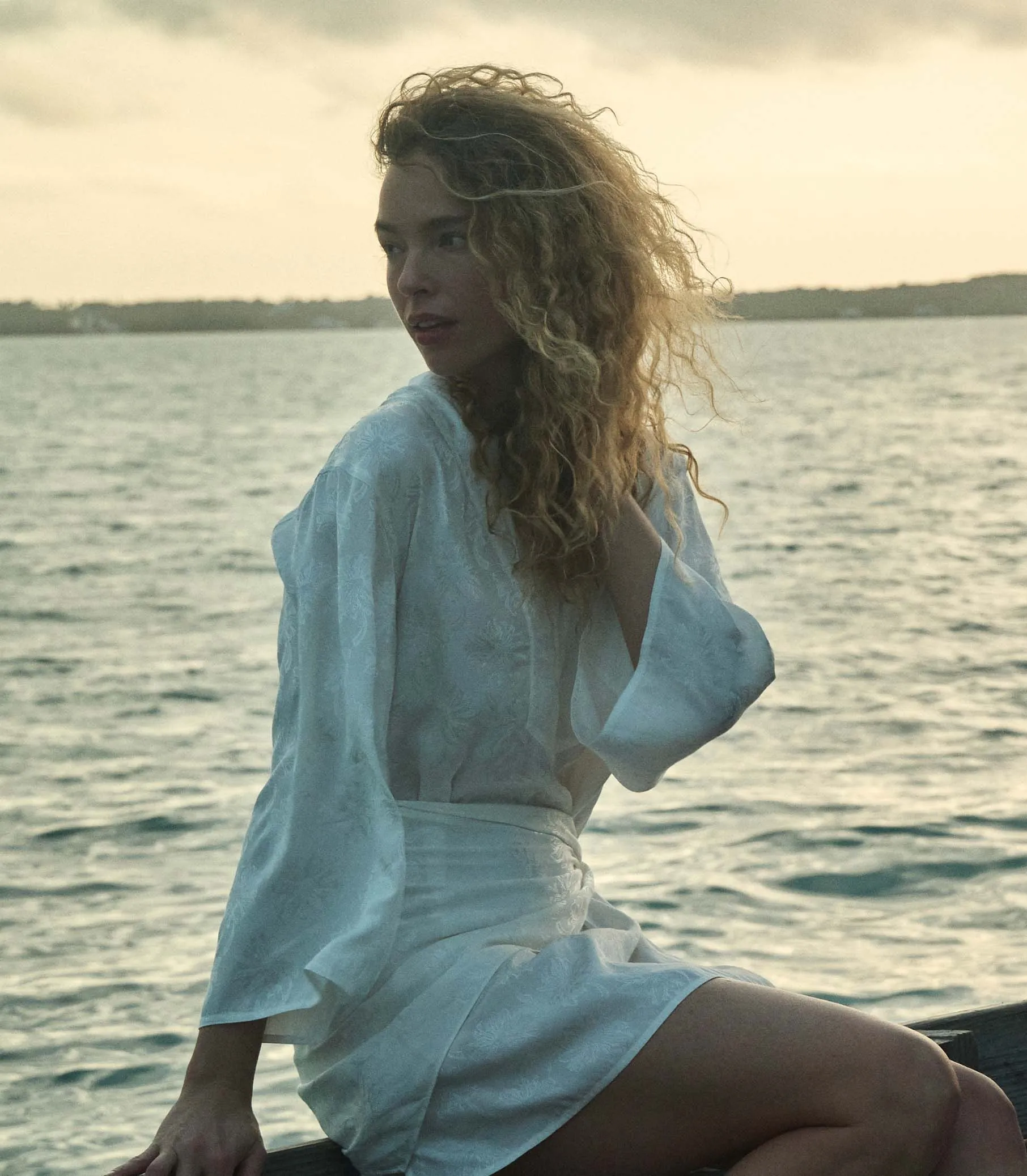 LEONA DRESS -- SALT MARGUERITE JOLIE sold by Doen product image thumbnail 5