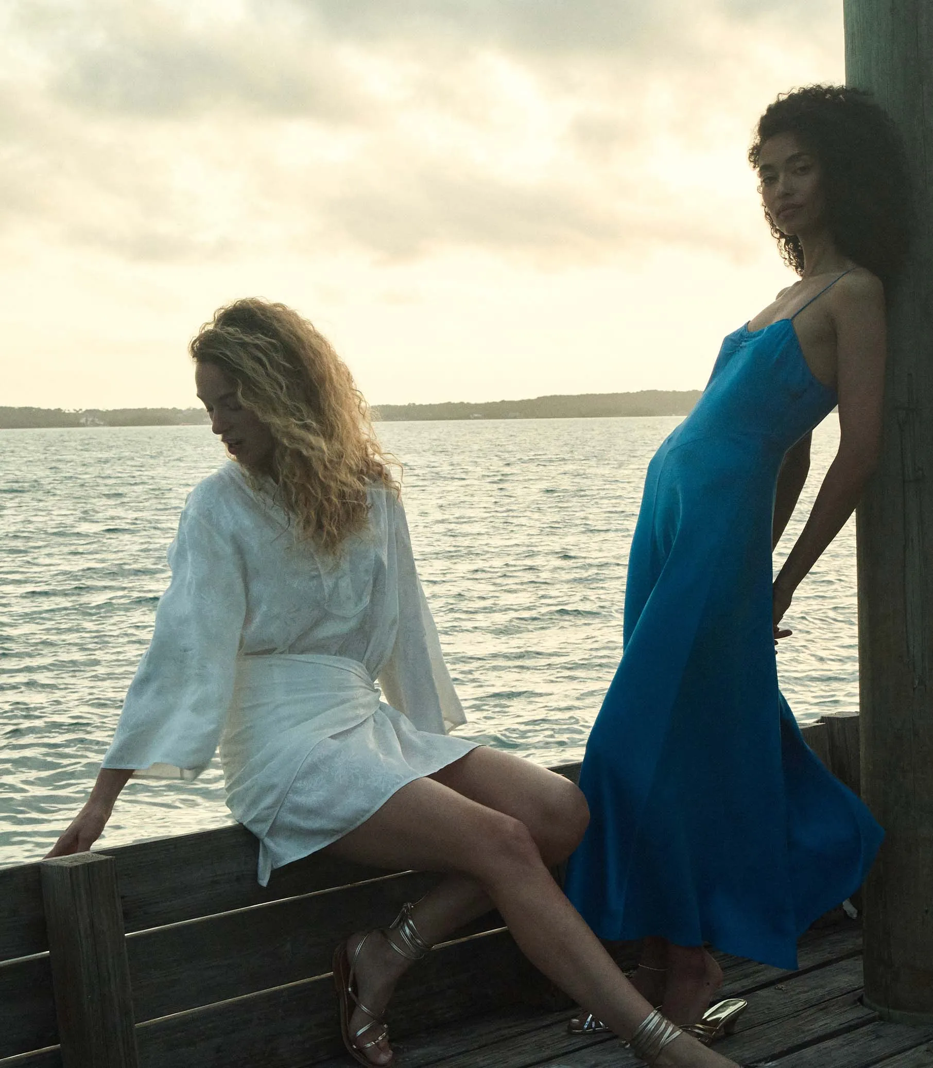 LEONA DRESS -- SALT MARGUERITE JOLIE sold by Doen product image thumbnail 4
