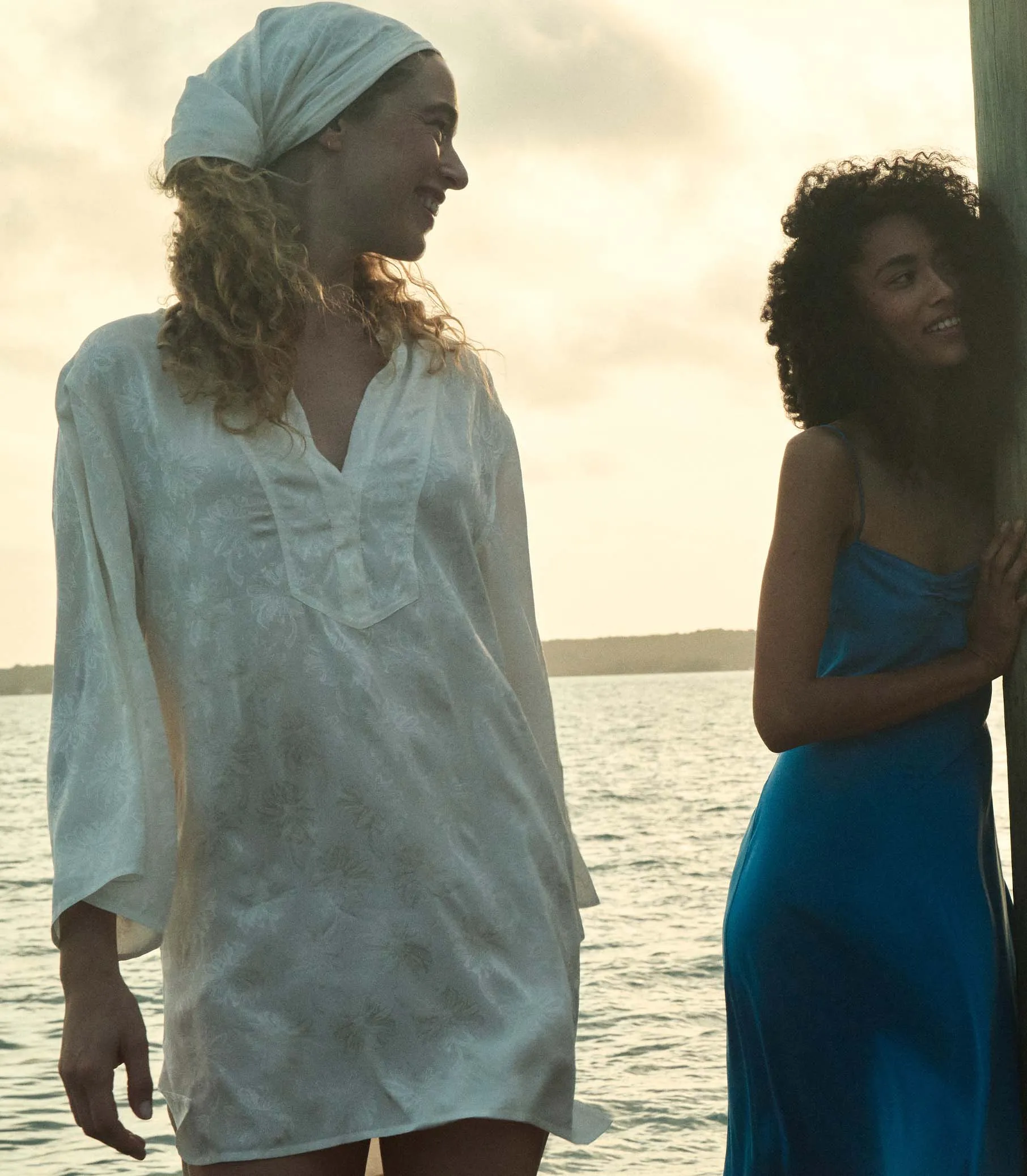 LEONA DRESS -- SALT MARGUERITE JOLIE sold by Doen product image thumbnail 2