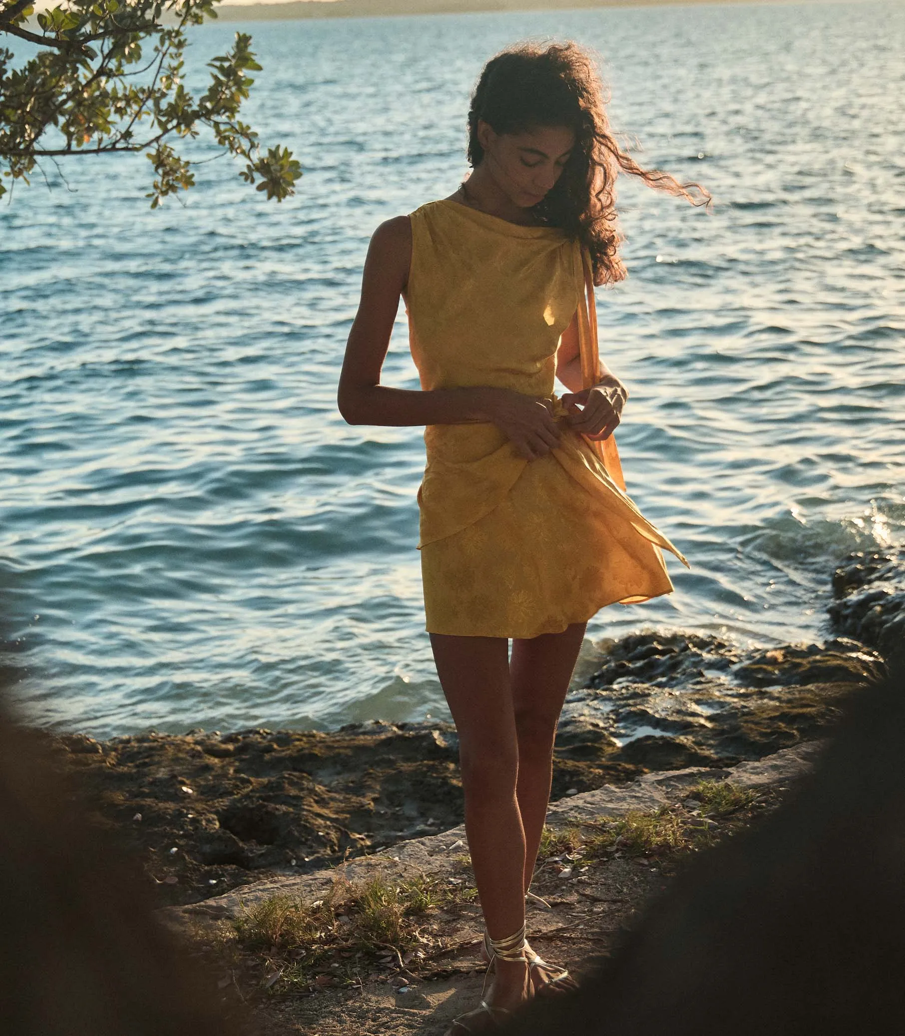 MARCELLA DRESS -- GILDED MARGUERITE JOLIE sold by Doen product image thumbnail 5