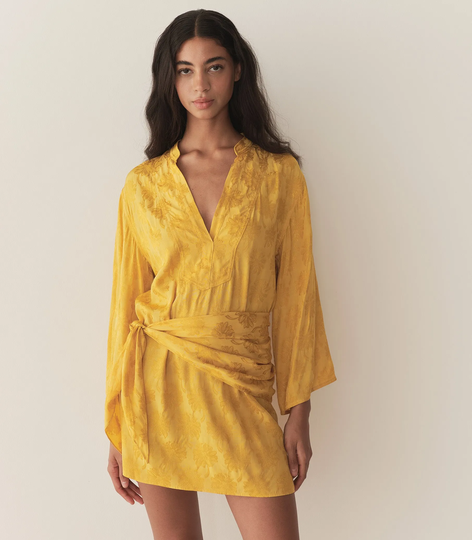 LEONA DRESS -- GILDED MARGUERITE JOLIE sold by Doen product image thumbnail 2