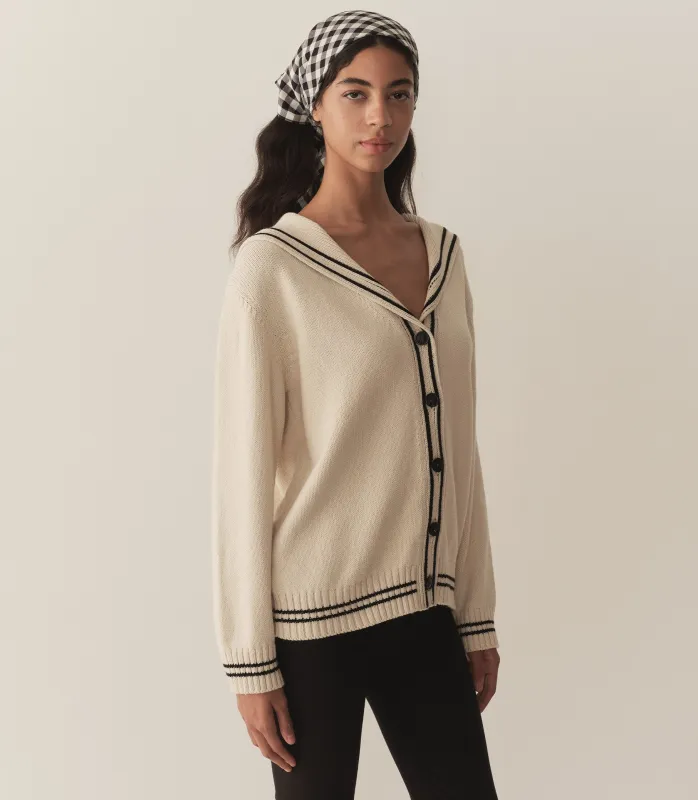 BONAVENTURE CARDIGAN -- CRéME sold by Doen