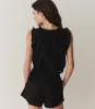 LARUE LINEN SHORT -- BLACK sold by Doen