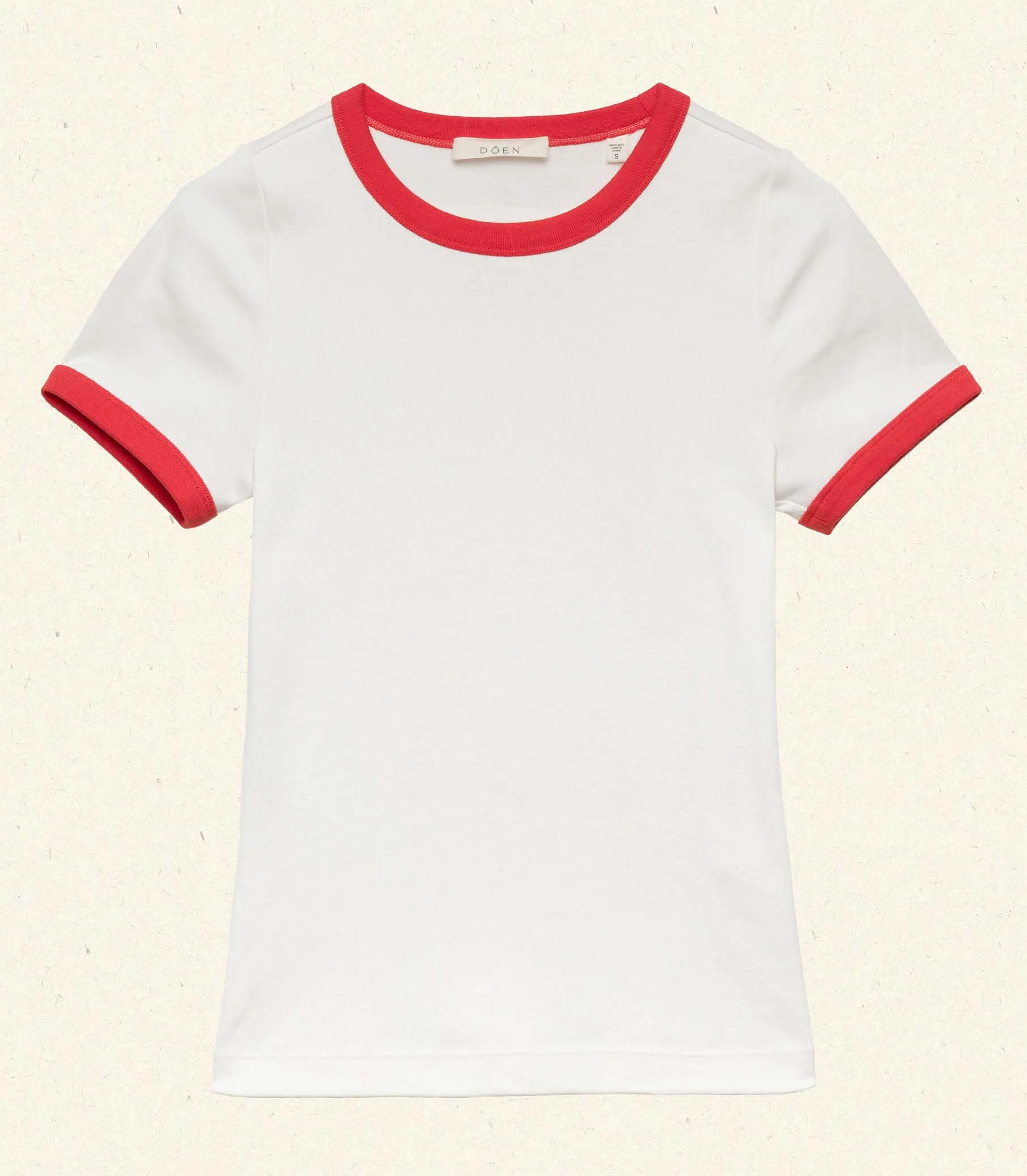 VIVI RINGER TEE -- SALT sold by Doen product image thumbnail 4