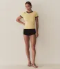 VIVI RINGER TEE -- WILD HONEYSUCKLE sold by Doen