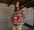 HMD -- BRIAR CARDIGAN SWEATER -- RAINBOW KNIT sold by Doen