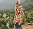 HMD -- BRIAR CARDIGAN SWEATER -- RAINBOW KNIT sold by Doen