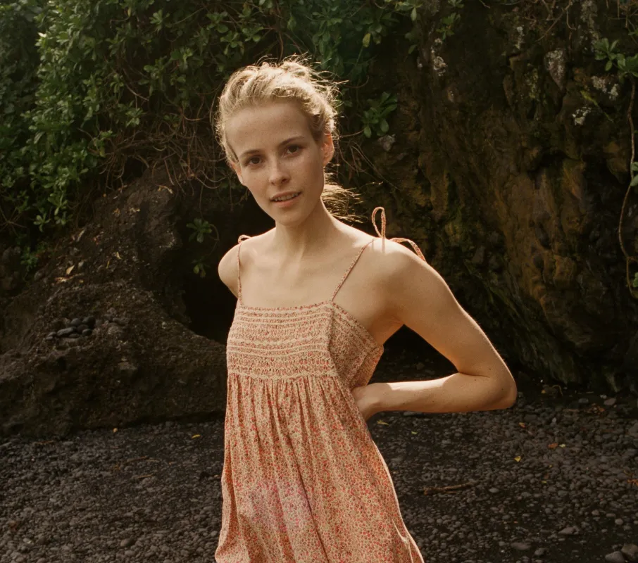 HMD -- PANSY DRESS -- DUSTY PINK sold by Doen