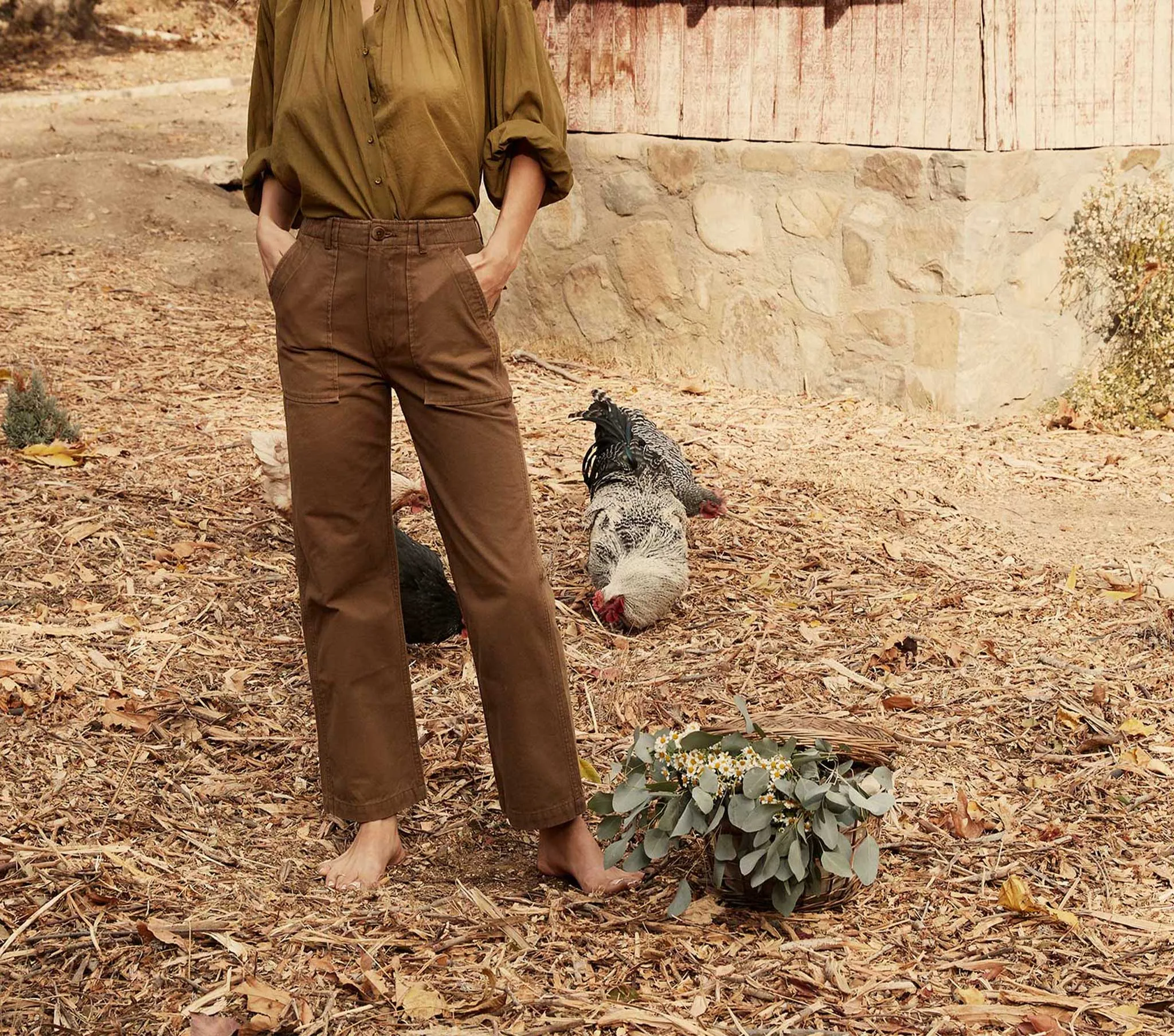 HMD -- WILDER PANT -- TERRA sold by Doen product image thumbnail 3