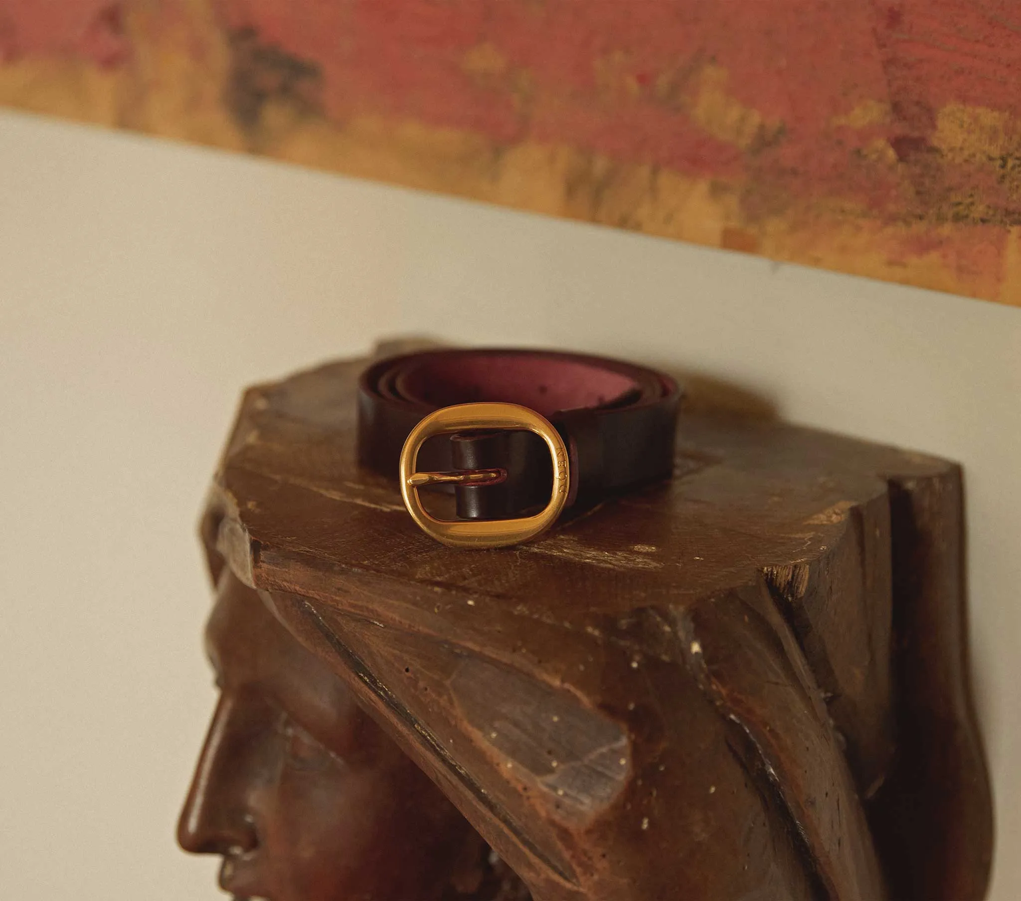 HMD -- WYATT BELT -- BURGUNDY sold by Doen product image thumbnail 3