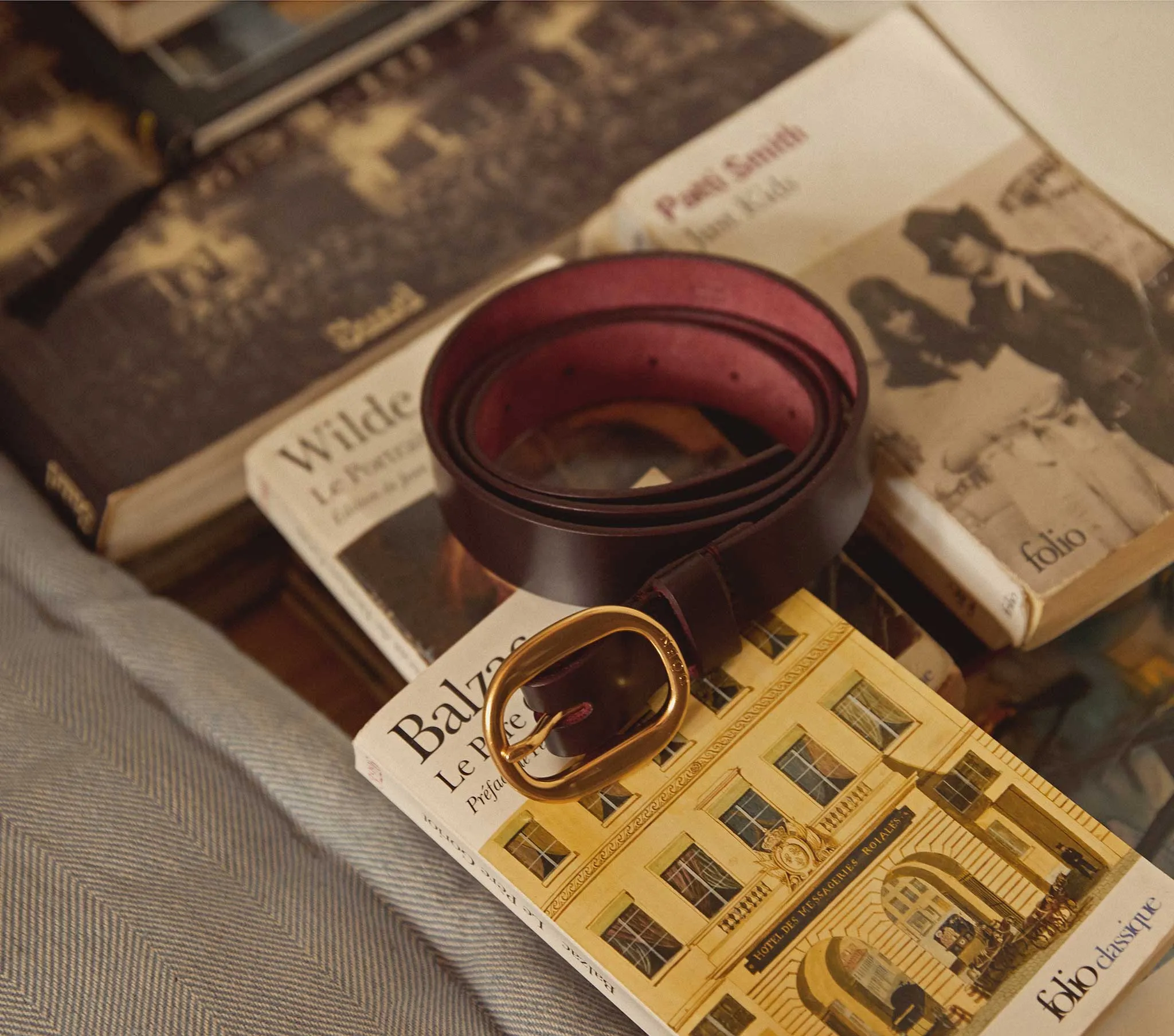 HMD -- WYATT BELT -- BURGUNDY sold by Doen product image thumbnail 4