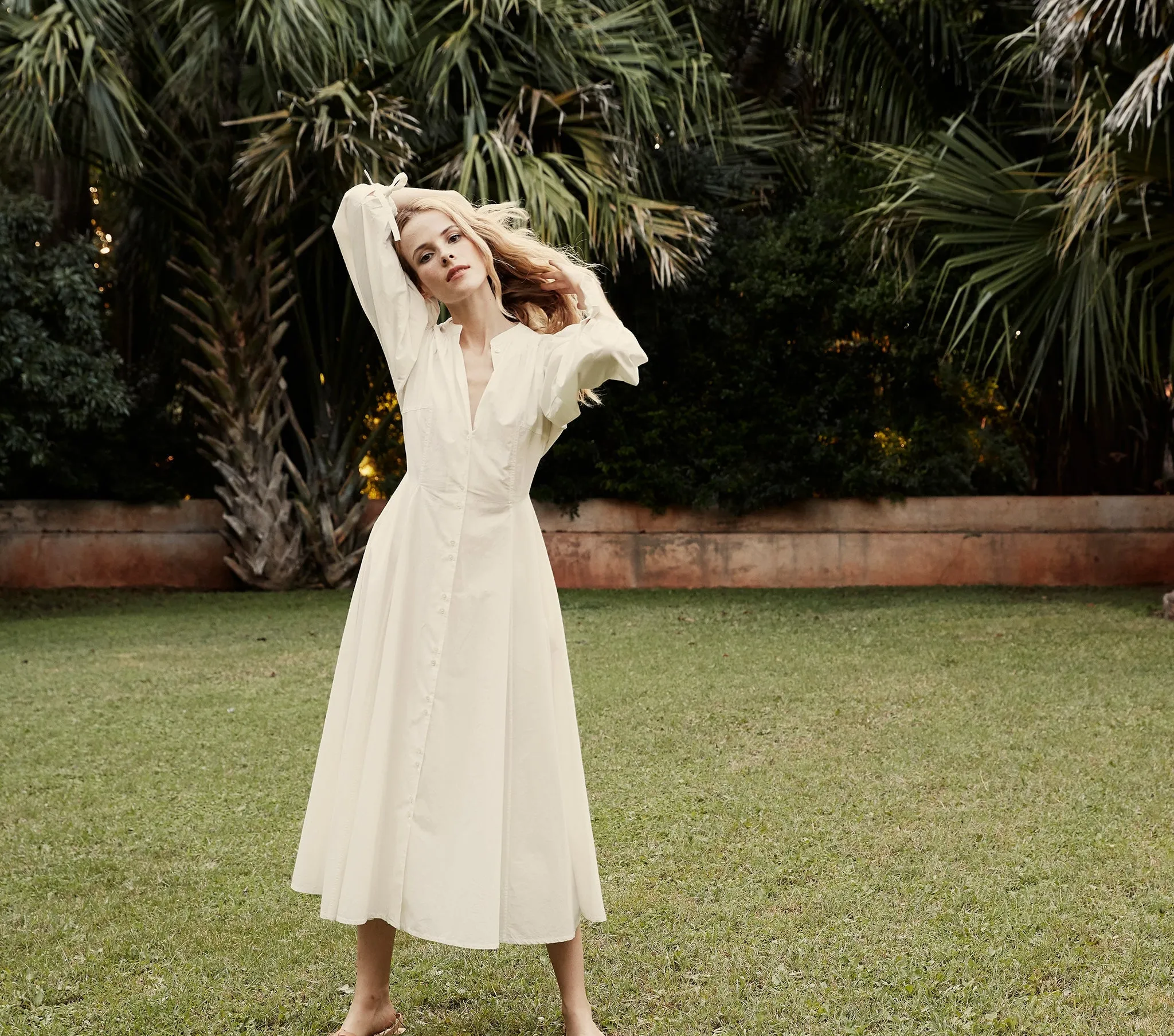 HMD -- EDESSA DRESS -- POWDER sold by Doen product image thumbnail 2