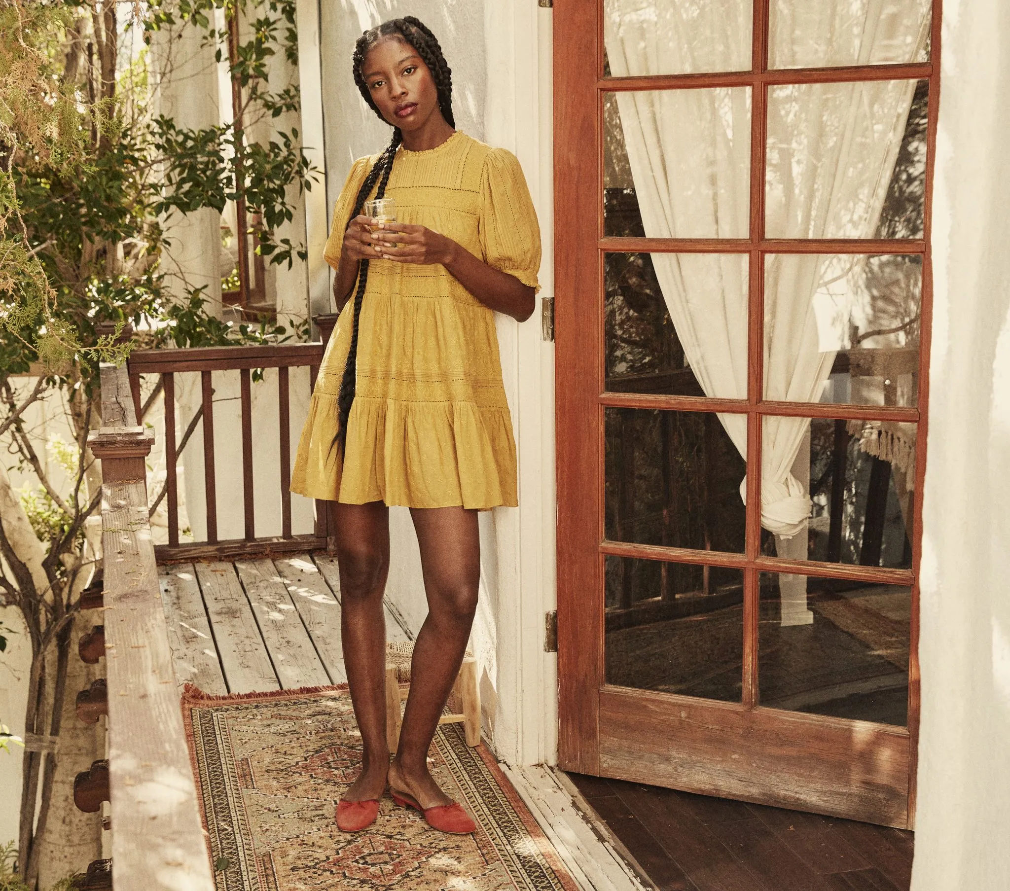 HMD -- NERINE DRESS -- WHEAT sold by Doen product image thumbnail 2