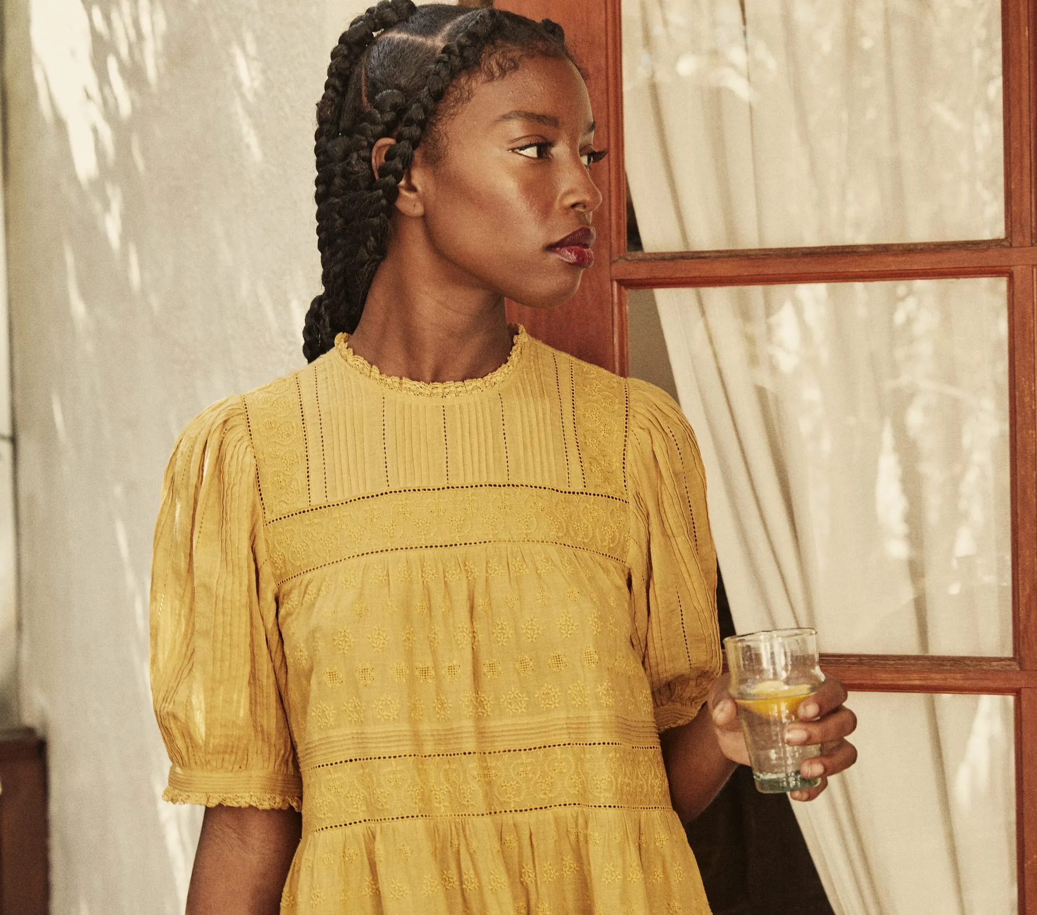 HMD -- NERINE DRESS -- WHEAT sold by Doen product image thumbnail 4