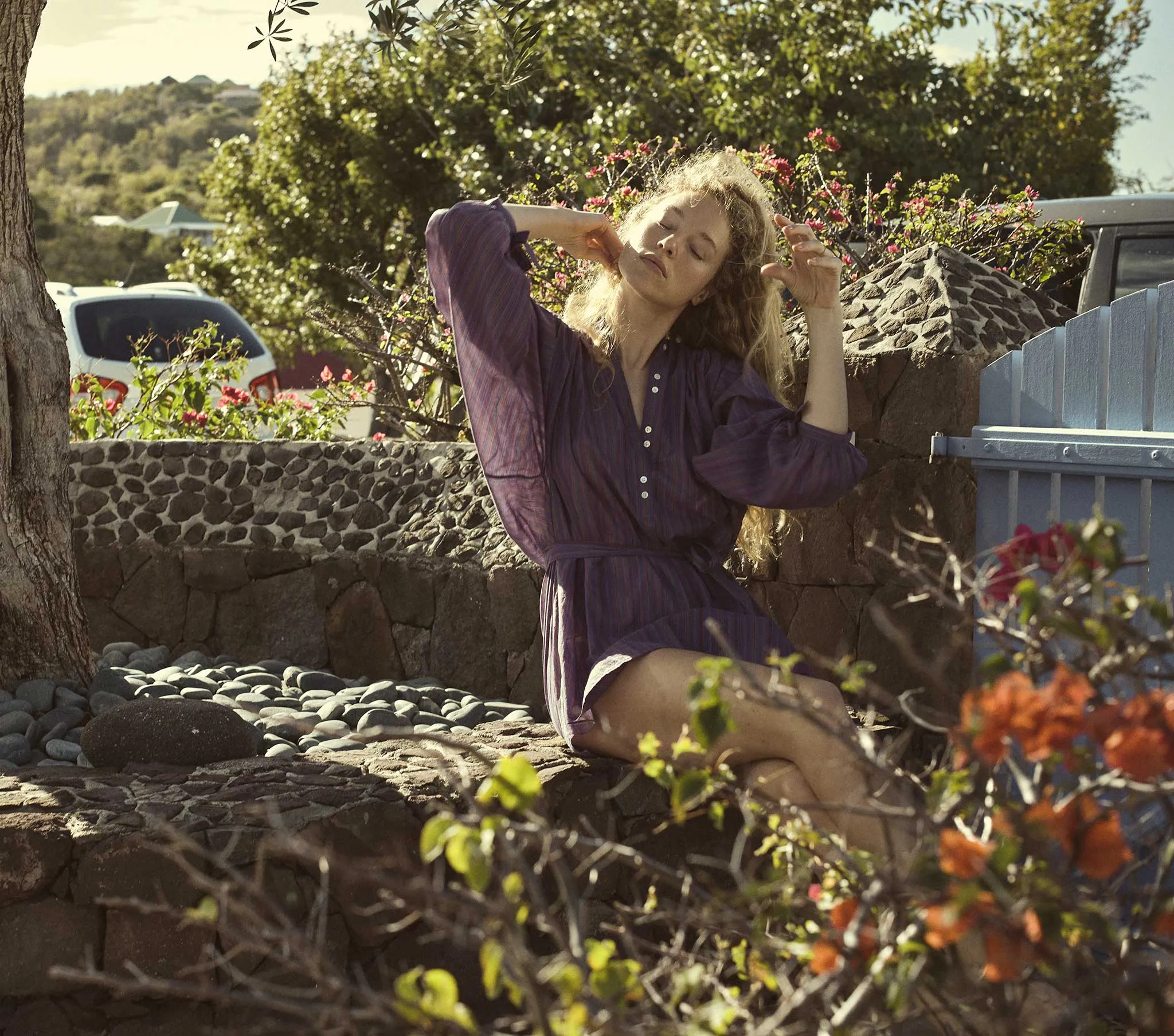 HMD -- OPAL DRESS -- ISLA STRIPE sold by Doen product image thumbnail 2