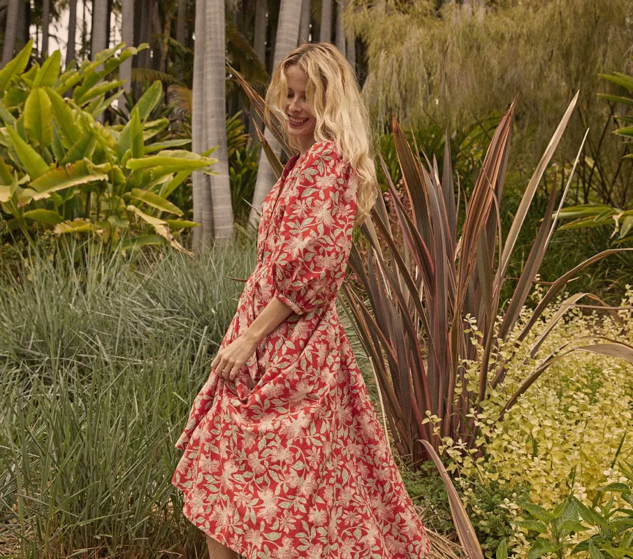 HMD -- EDESSA DRESS -- JARDIN MARJORELLE sold by Doen