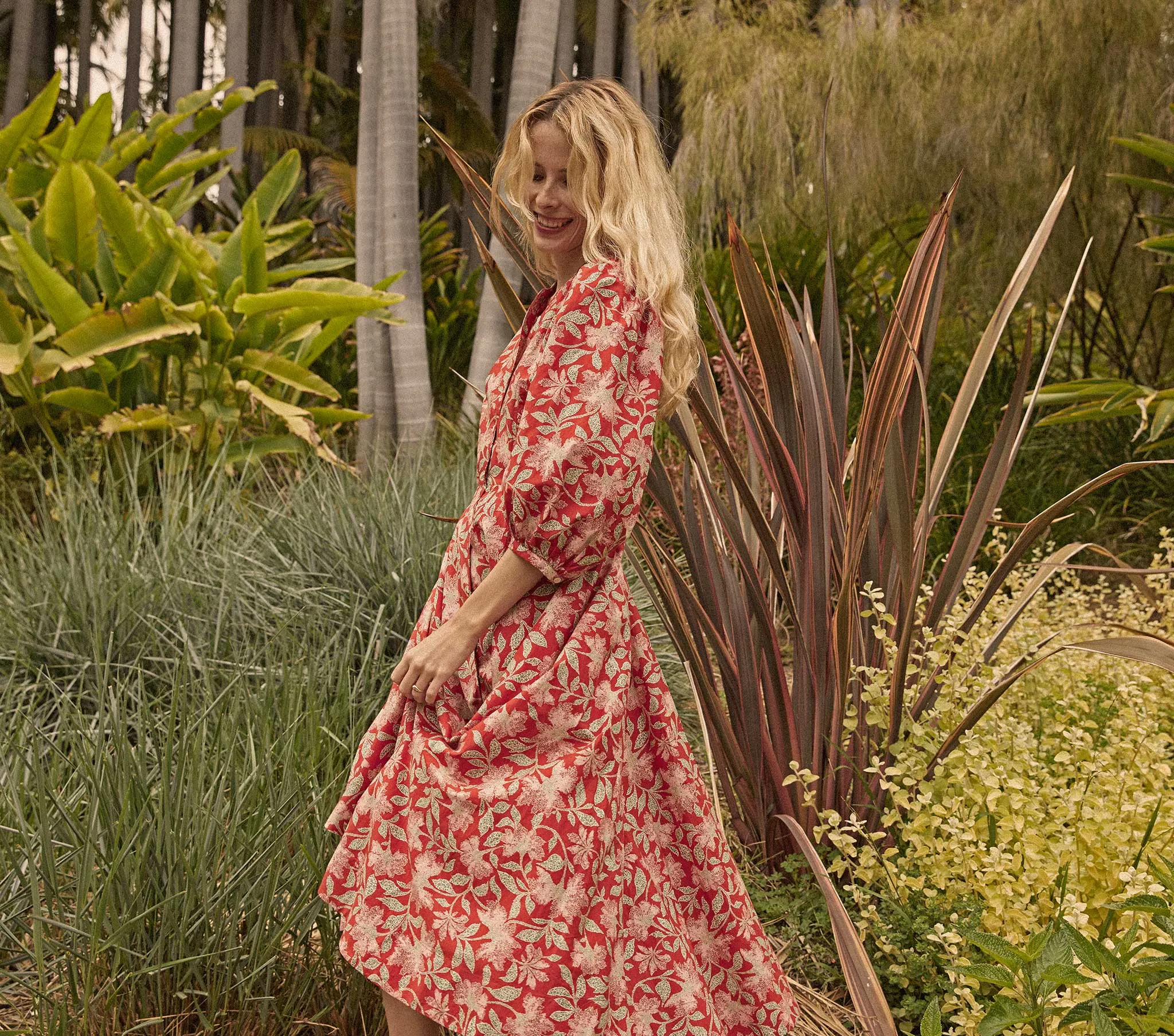 HMD -- EDESSA DRESS -- JARDIN MARJORELLE sold by Doen