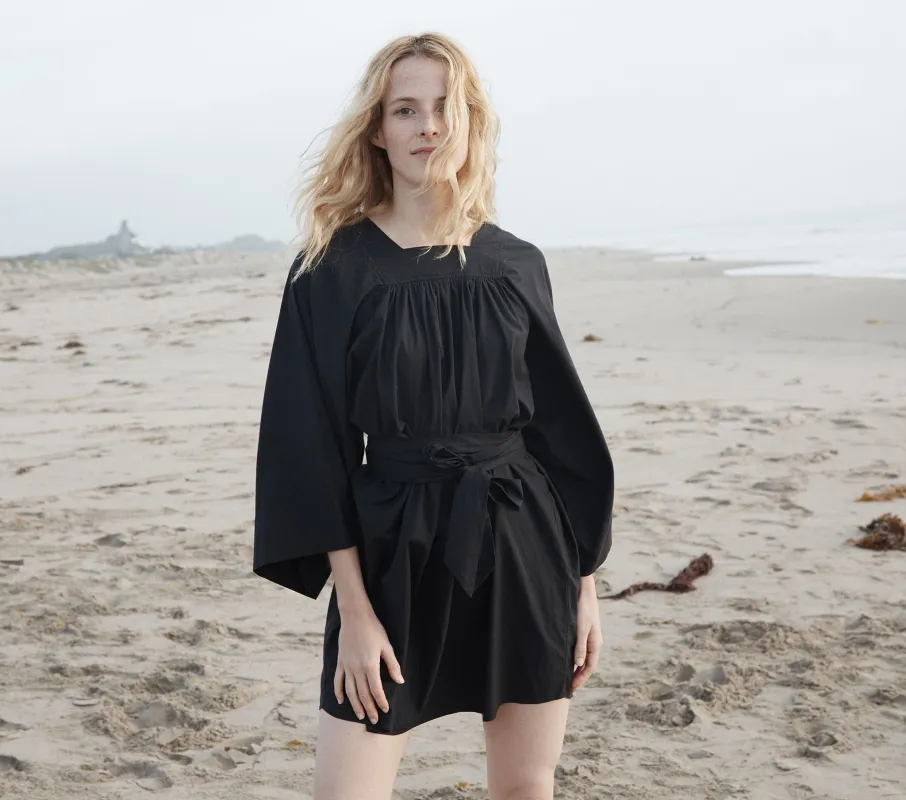 HMD -- CALDER DRESS -- BLACK sold by Doen