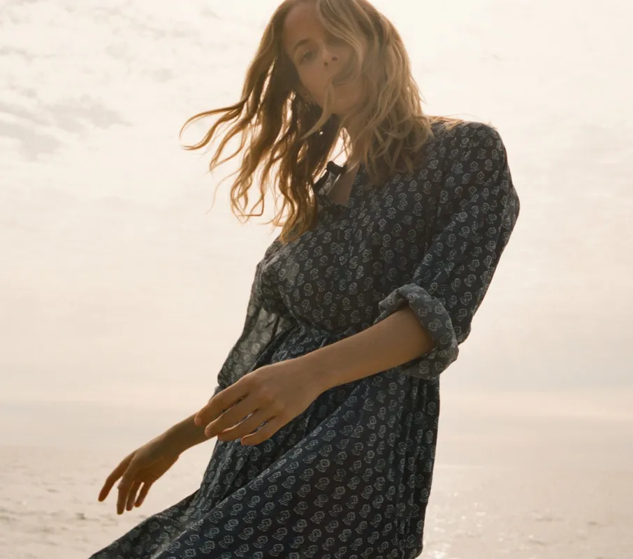 HMD -- ARGAN DRESS -- INDIGO sold by Doen