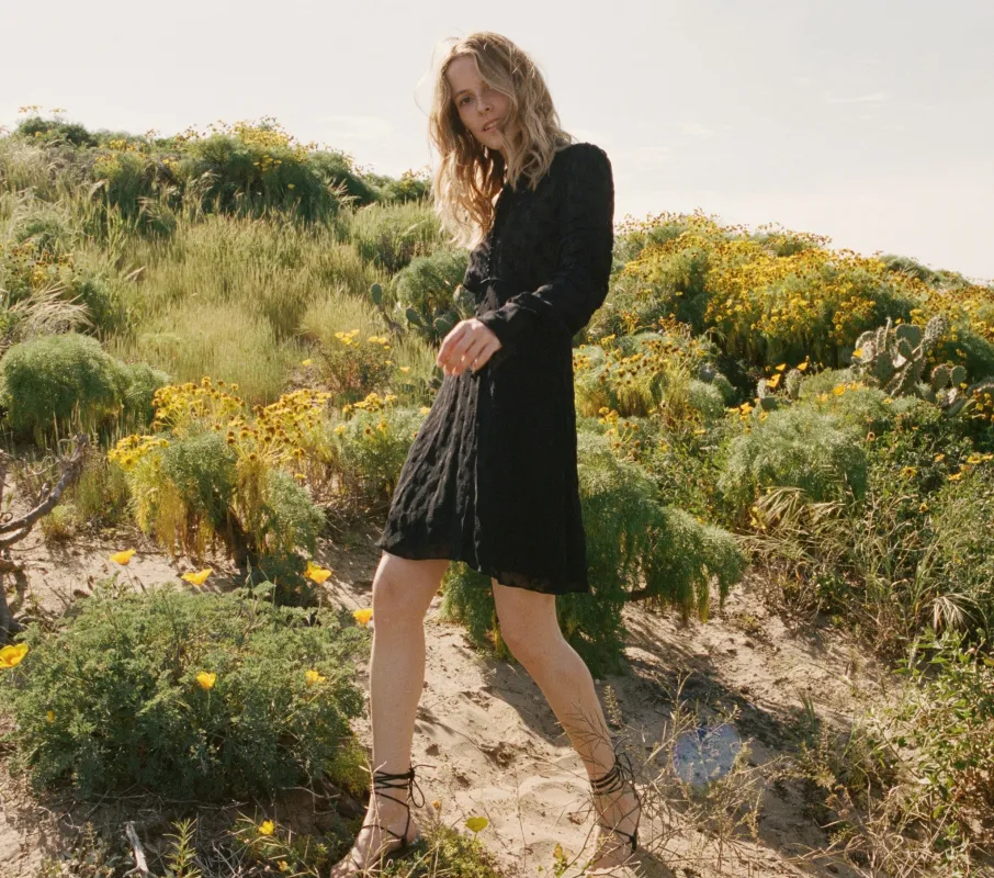 HMD -- BUCHANAN DRESS -- BLACK sold by Doen