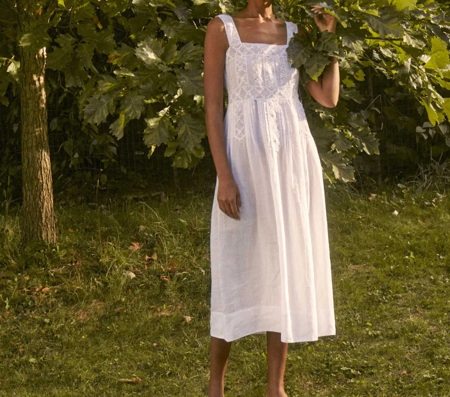 HMD -- KARENINA NIGHTGOWN -- SALT made by Doen