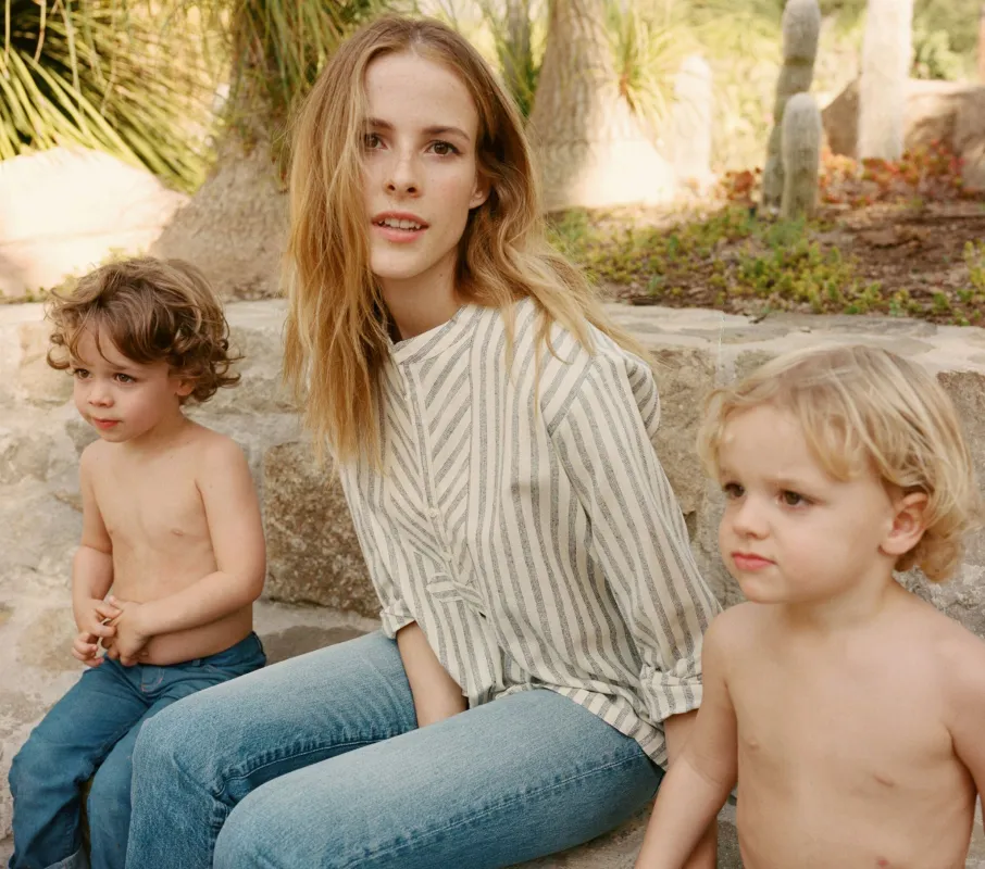 HMD -- STARBOARD SHIRT -- MARINE COMBO sold by Doen