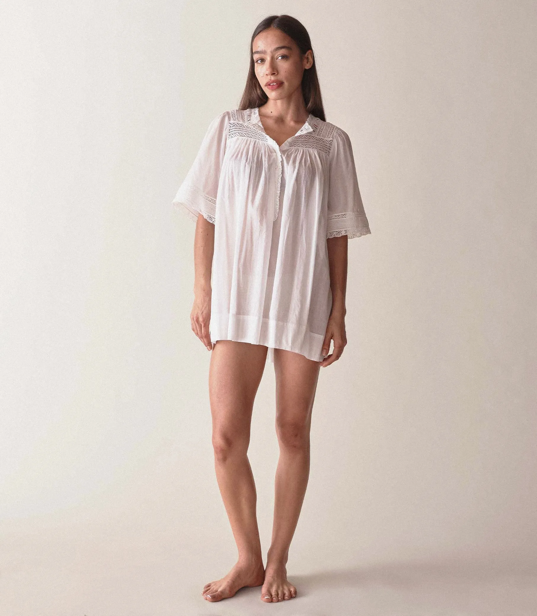 HMD -- CADENZA NIGHTGOWN -- SALT sold by Doen product image thumbnail 4
