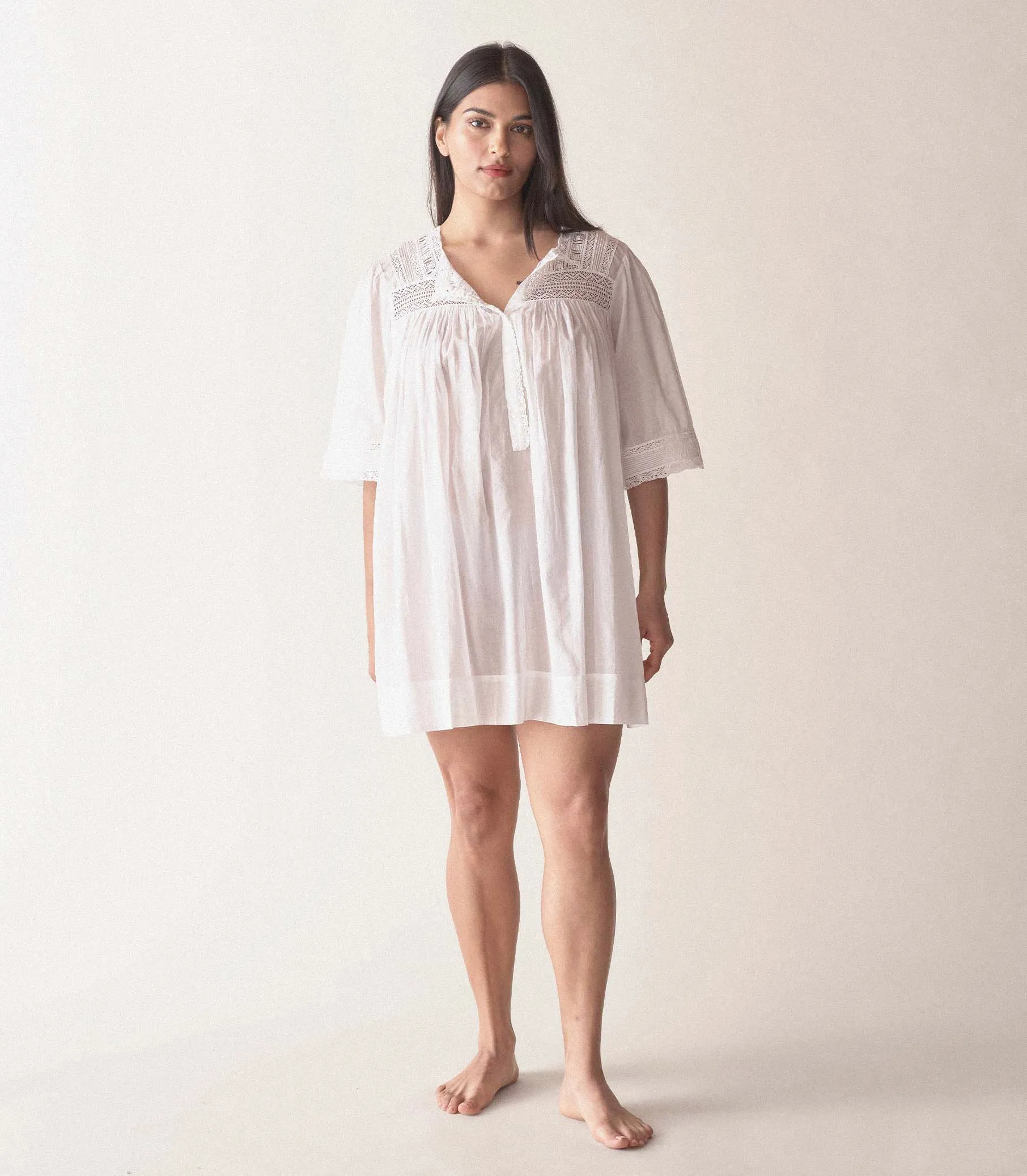 HMD -- CADENZA NIGHTGOWN -- SALT sold by Doen product image thumbnail 2