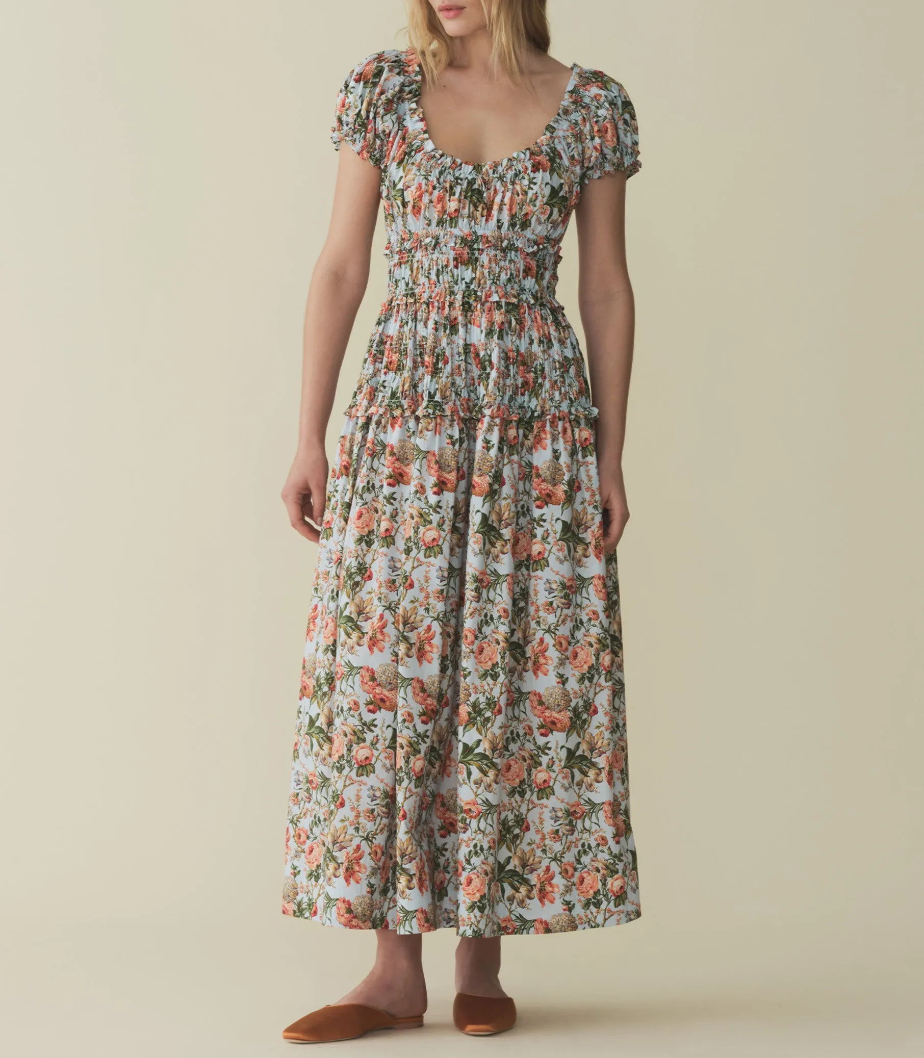 HMD -- LEANNE DRESS -- CALICO GARDEN sold by Doen