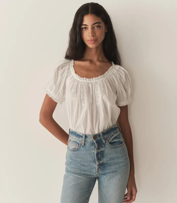 HMD -- FREDERICA TOP -- SALT sold by Doen