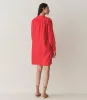 HMD -- JORA LINEN DRESS -- SCARLET sold by Doen