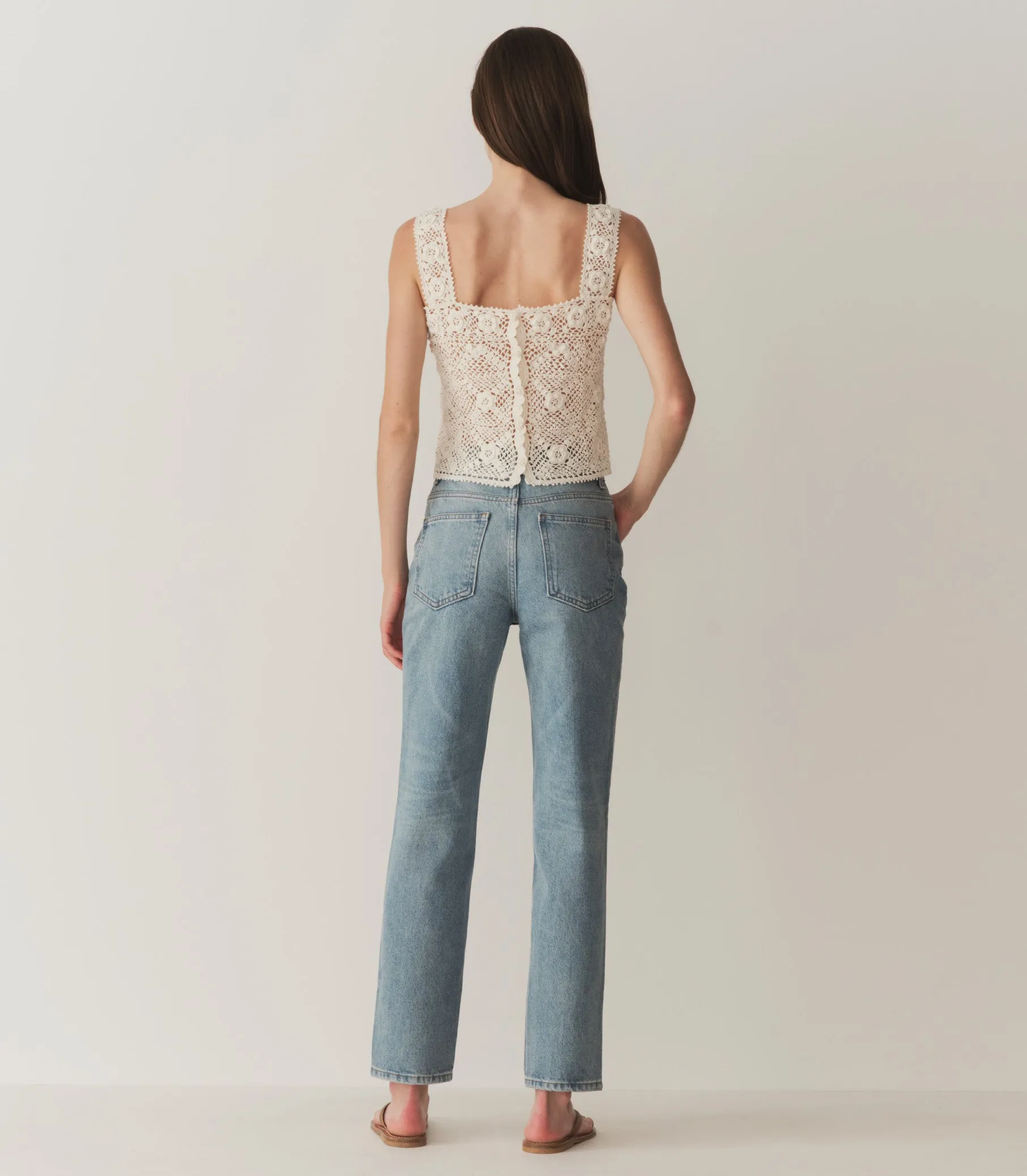 HMD -- EDWINA TOP -- PEARL sold by Doen product image thumbnail 4
