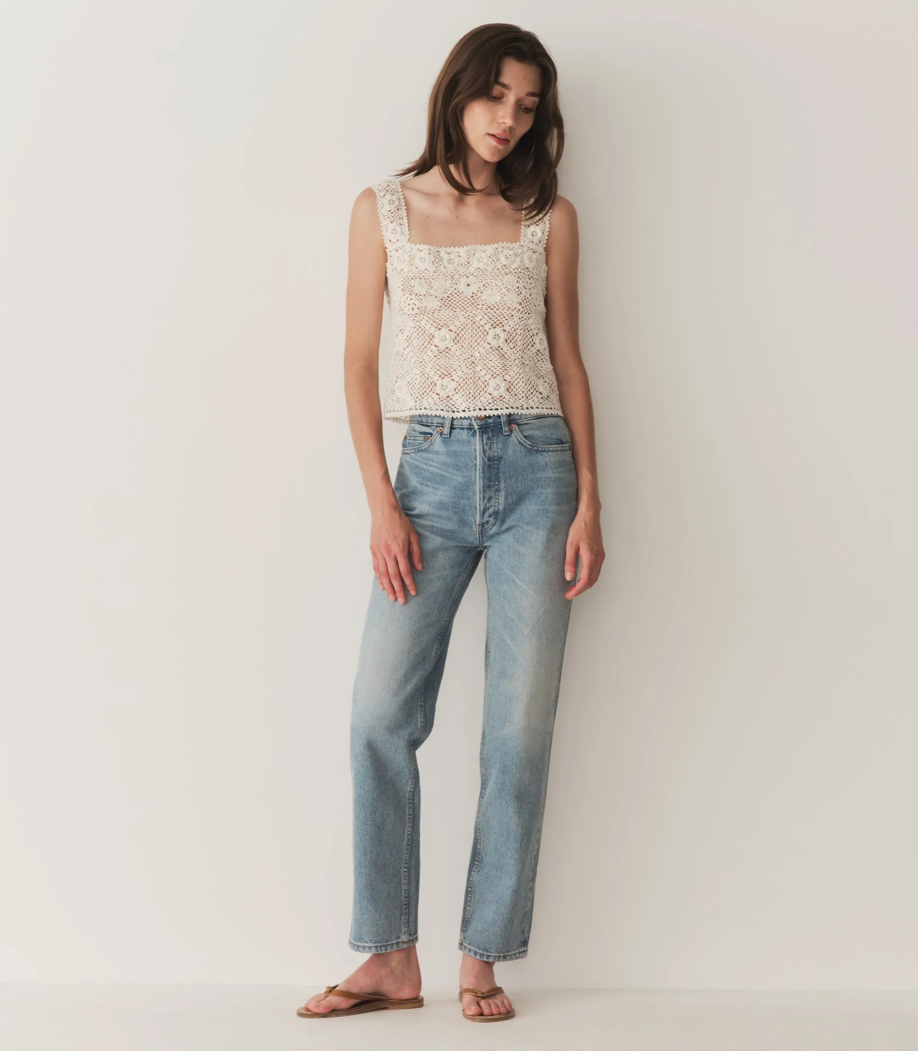 HMD -- EDWINA TOP -- PEARL sold by Doen product image thumbnail 2