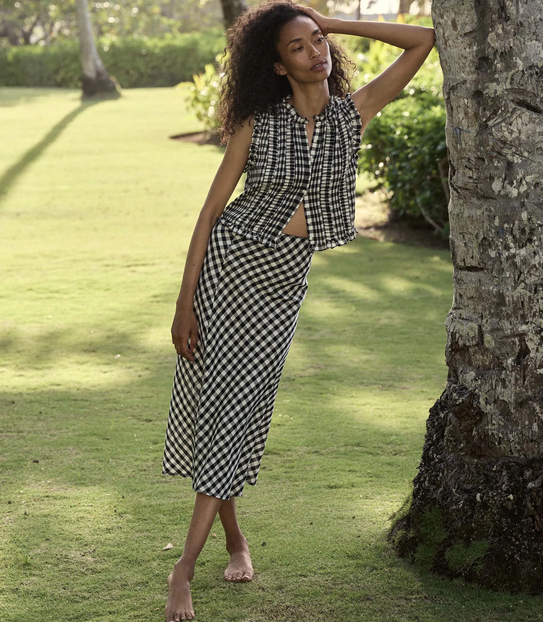 HMD -- ELOWEN SKIRT -- MARILYN GINGHAM sold by Doen product image thumbnail 2