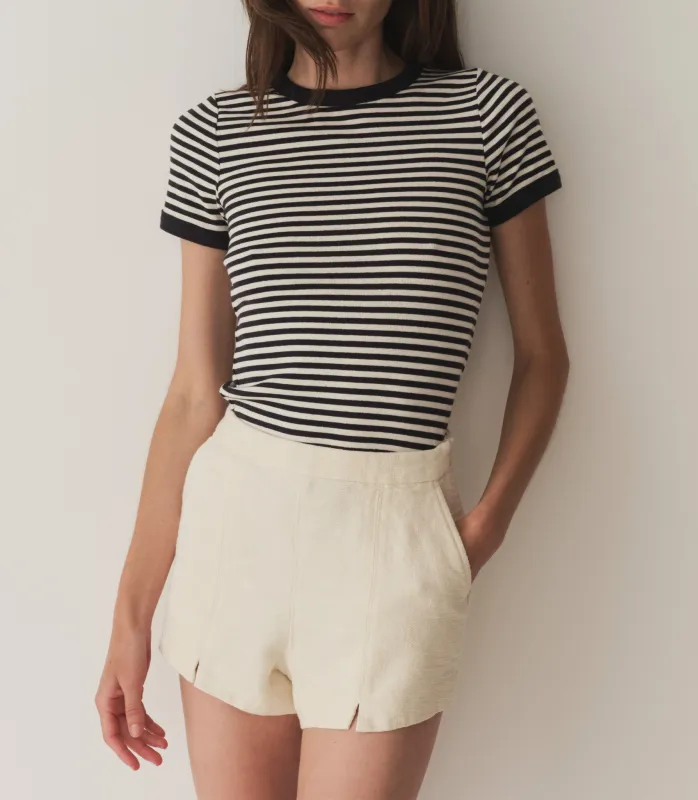 HMD -- VIVI TEE -- NANTUCKET STRIPE sold by Doen