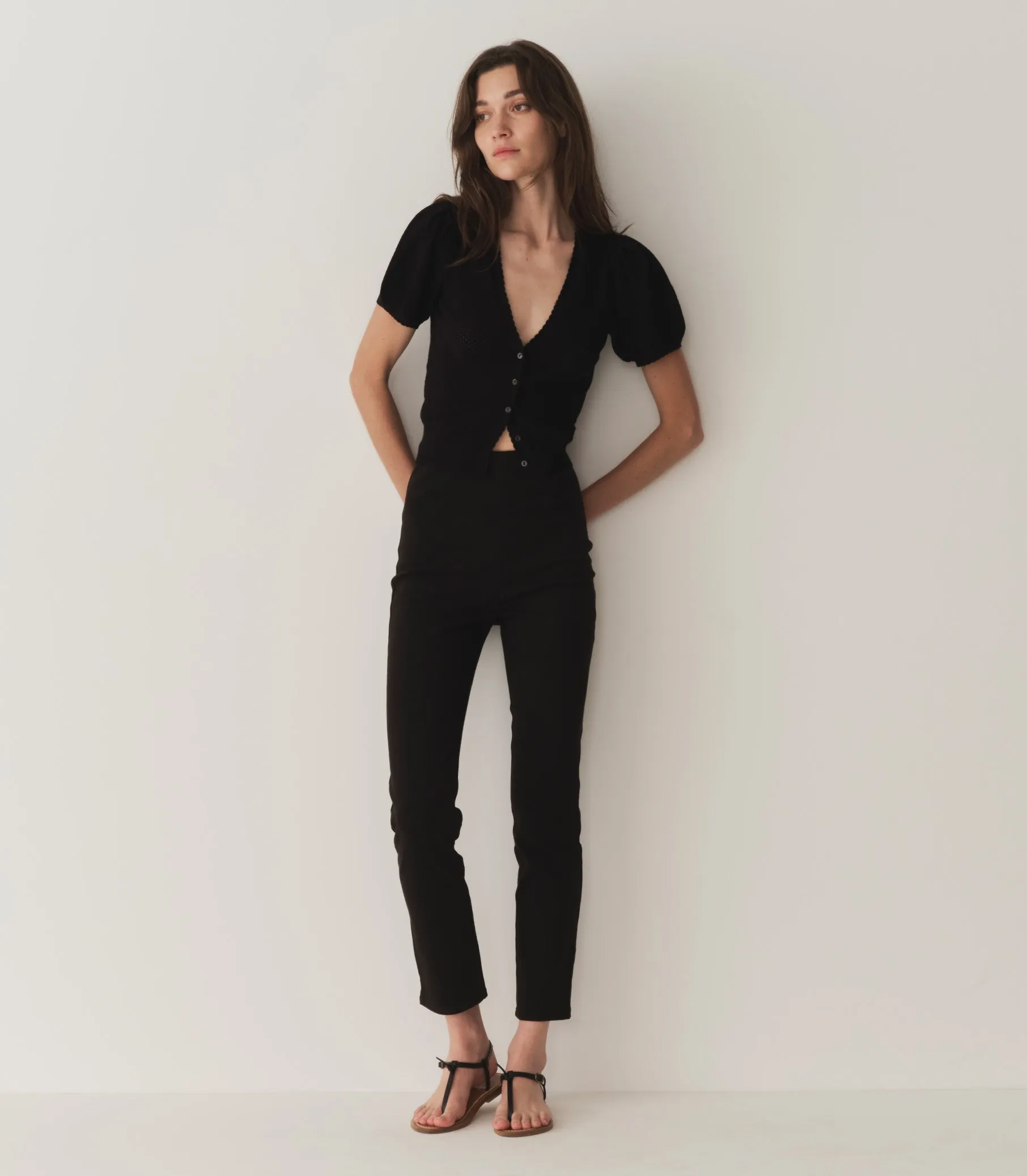 HMD -- AMBROSE CARDIGAN -- BLACK sold by Doen product image thumbnail 2