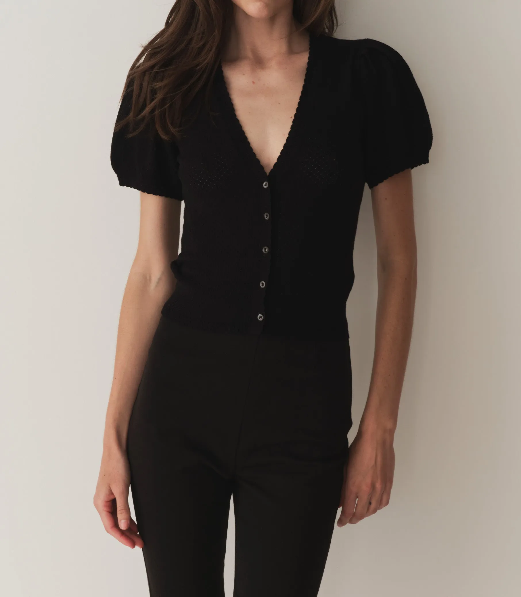 HMD -- AMBROSE CARDIGAN -- BLACK sold by Doen product image thumbnail 3