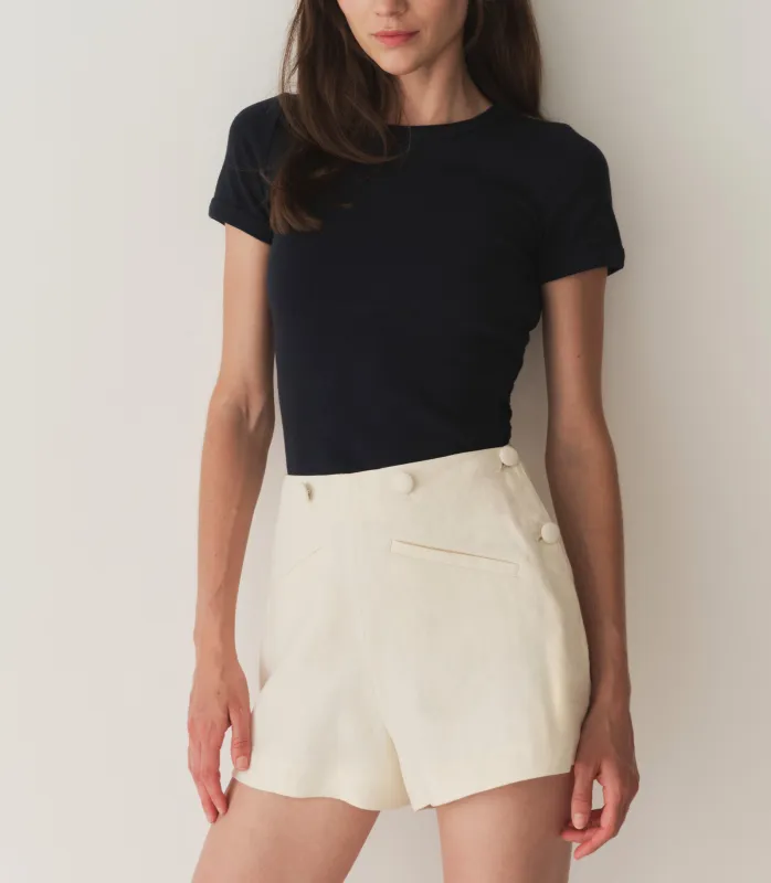 HMD -- VIVI TEE -- NAVY sold by Doen