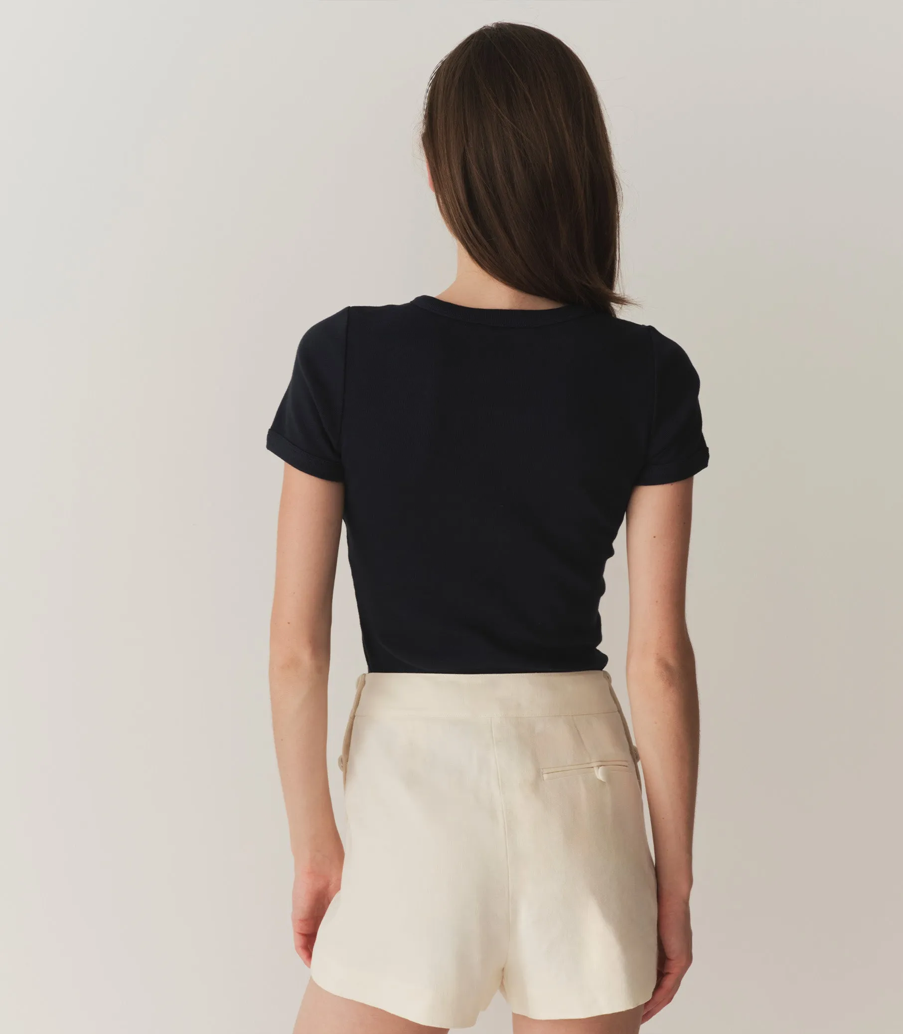 HMD -- VIVI TEE -- NAVY sold by Doen product image thumbnail 2