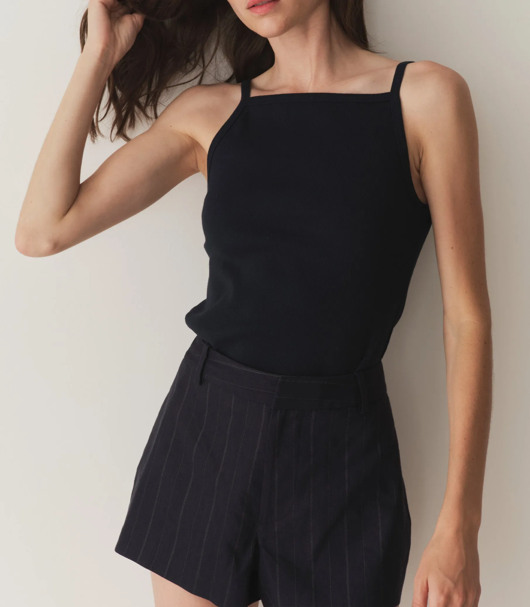 HMD -- ANGIE TANK -- NAVY sold by Doen product image thumbnail 3
