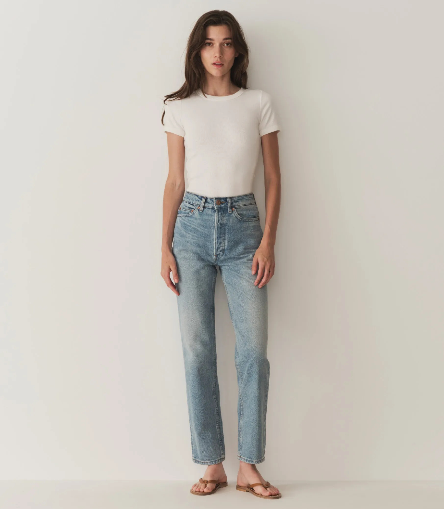HMD -- VIVI TEE -- SALT sold by Doen product image thumbnail 2