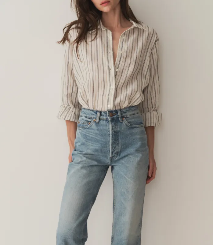 HMD -- HAVA TOP -- SAN LEONE STRIPE sold by Doen