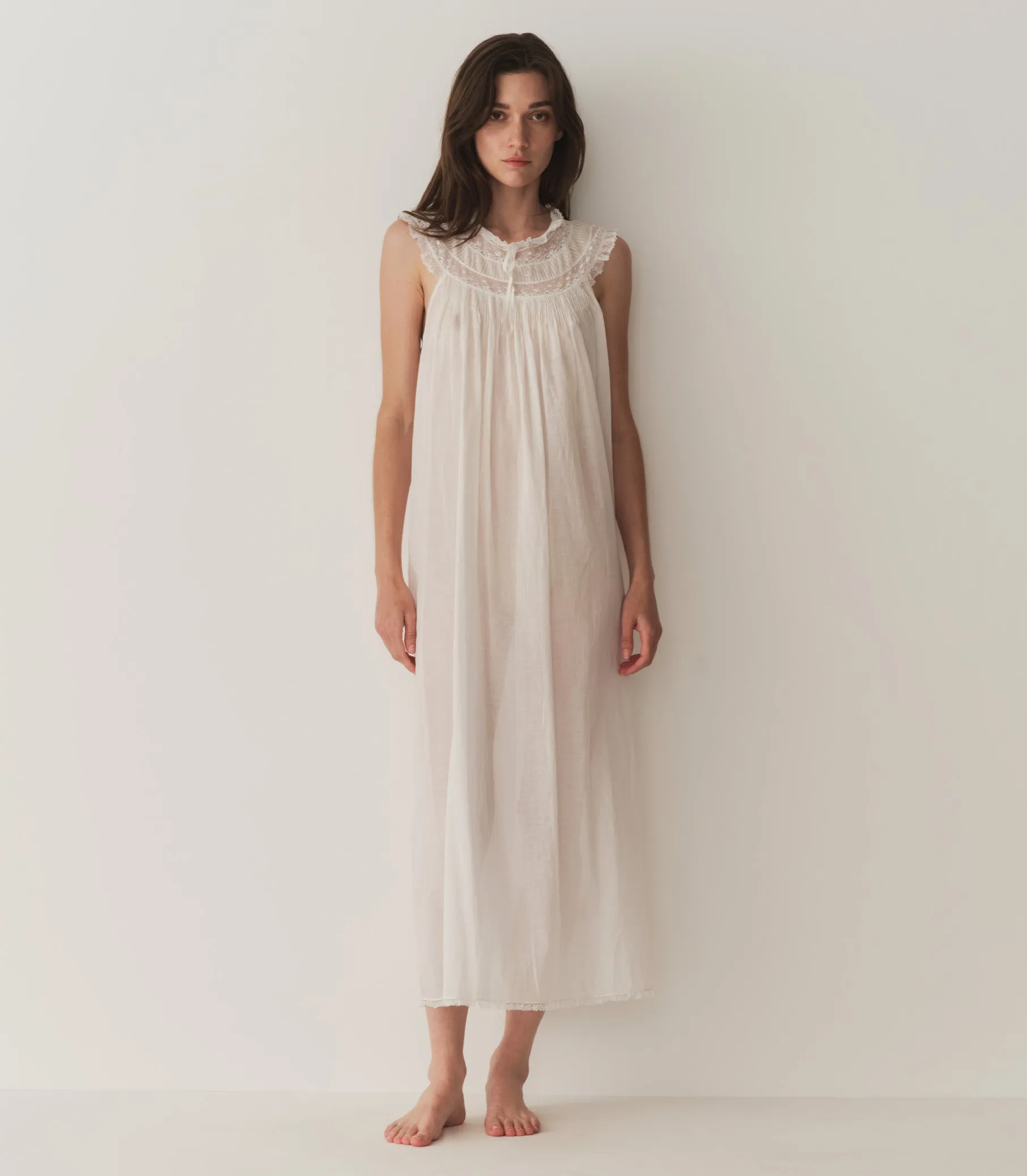 HMD -- CANDELILLA NIGHTGOWN -- SALT sold by Doen product image thumbnail 2