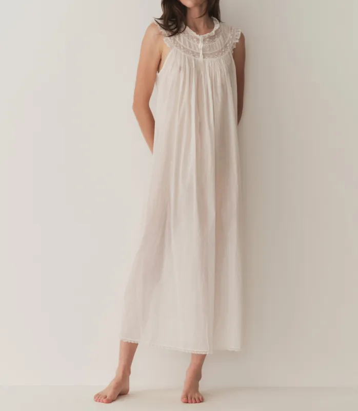 HMD -- CANDELILLA NIGHTGOWN -- SALT sold by Doen