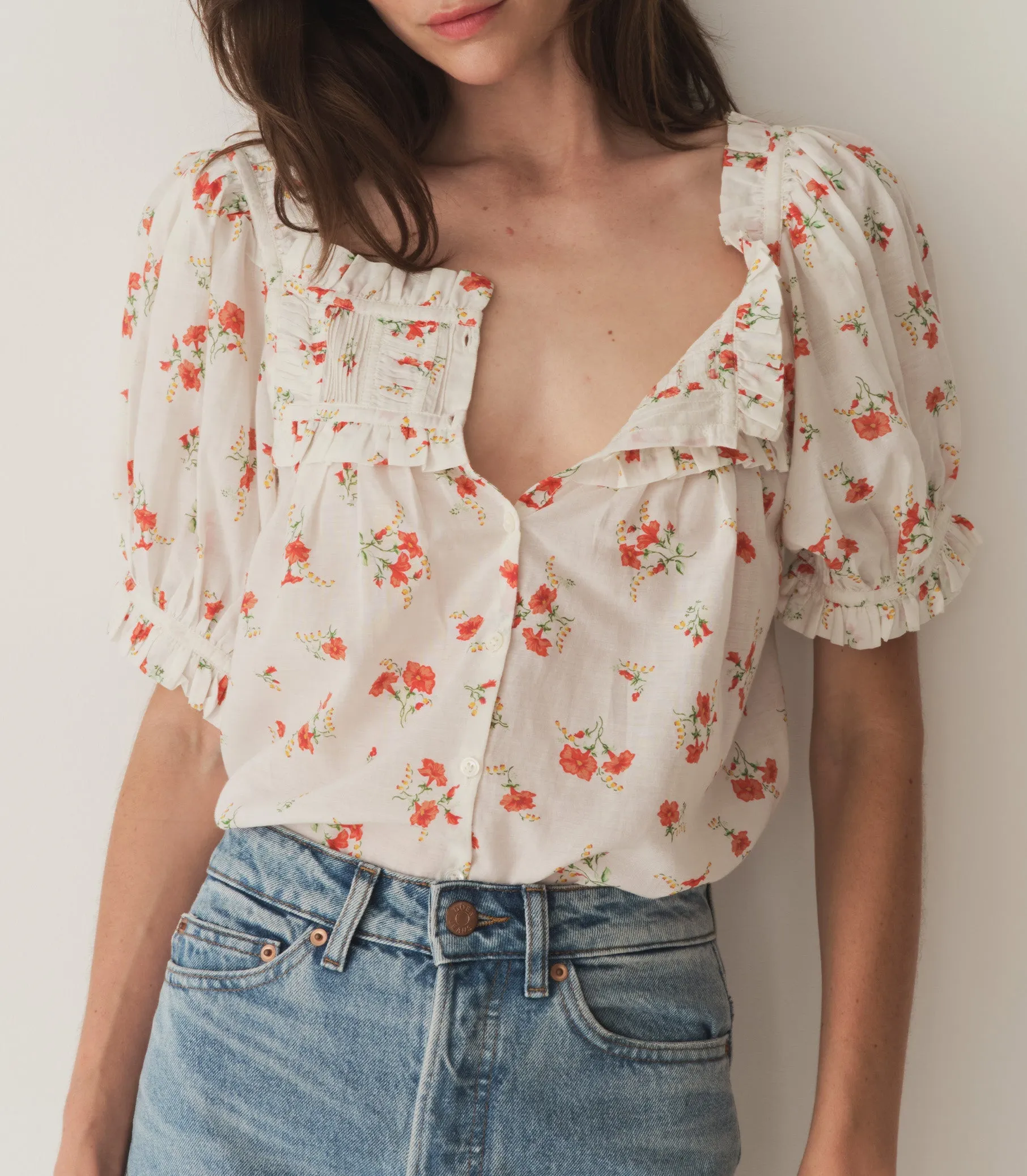 HMD -- FARLEY TOP -- SWEET ABELIA sold by Doen