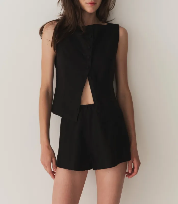 HMD -- HAYDEN TOP -- BLACK sold by Doen
